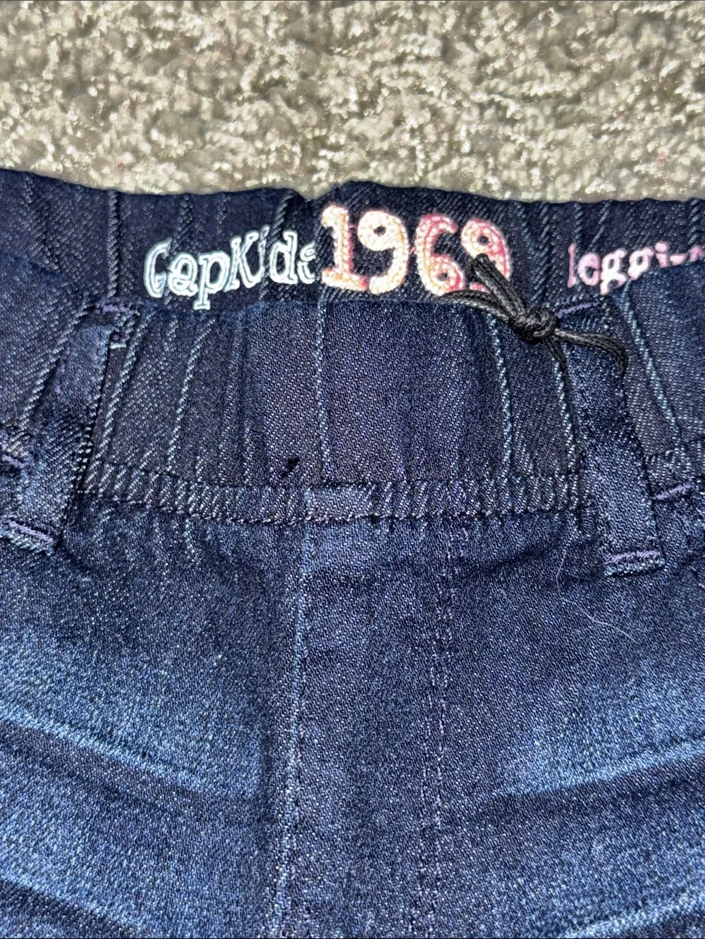 GAP Kids Dark Blue Legging  Jeans with Elastic Waist (10) NEW